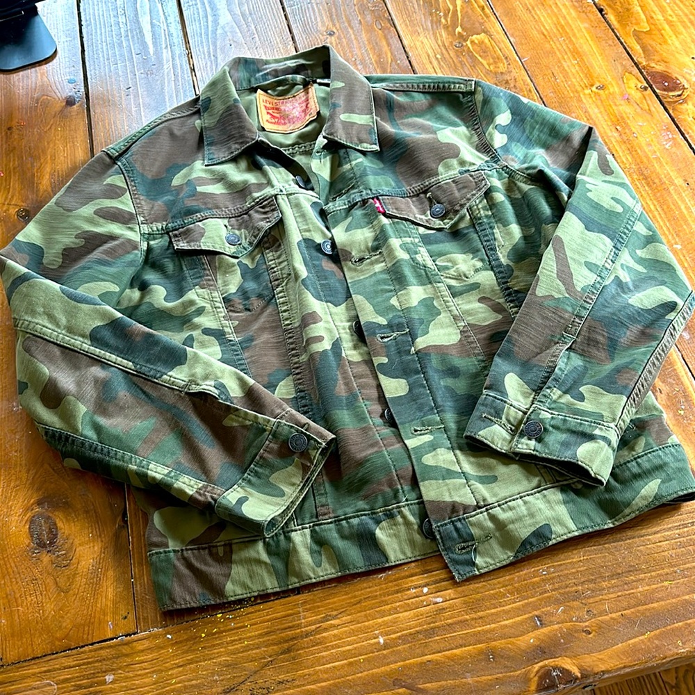Levi’s Lightweight Camo Trucker Rare Sample Version